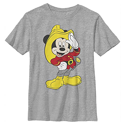 Disney Jungen Mickey Firefighter T-Shirt, S von Disney