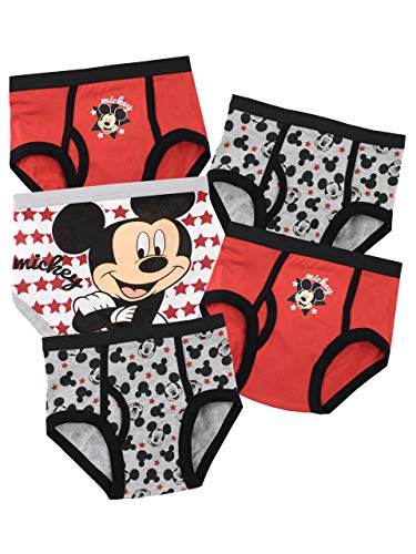 Disney Jungen Mickey Mouse Schlüpfer Packung mit 5 Mehrfarbig 110 cm von Disney