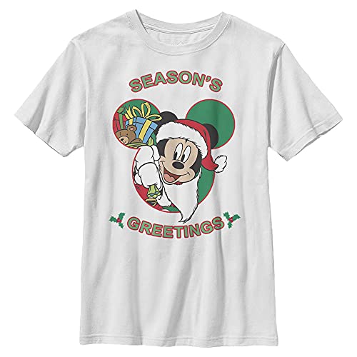 Disney Jungen Mickeys Greeting T-Shirt, M von Disney