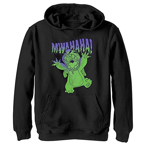 Disney Lilo & Stitch - Mwahaha YTH Hoodie Black 12/13 von Disney