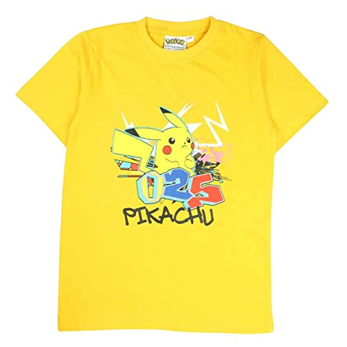 Disney Jungen POK23-1061 S2 t Shirt Damen, Gelb, 16 Jahre von Disney