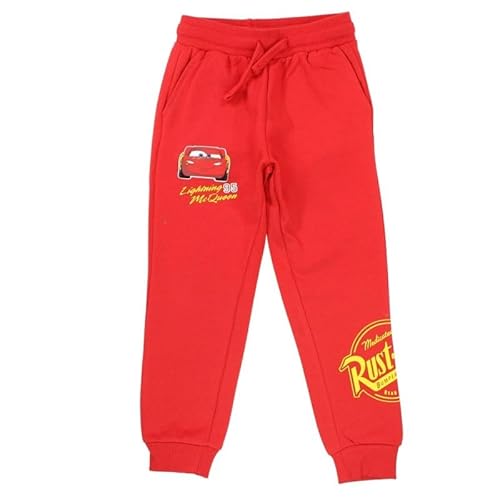 Disney Jungen Pantalon de Jogging Cars Garçon - 4 ans Joggen, ROUGE, von Disney