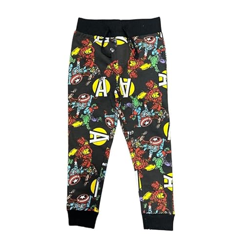 Disney Jungen Pantalon de jogging Avengers Garçon - 7 ans Joggen, NOIR, von Disney