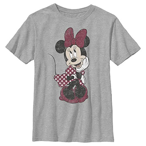 Disney Jungen Polka Dot Minnie T-Shirt, S von Disney