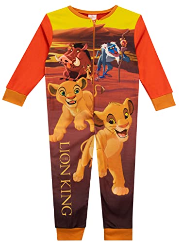 Disney Jungen Schlafoveralls Lion King Mehrfarbig 110 von Disney