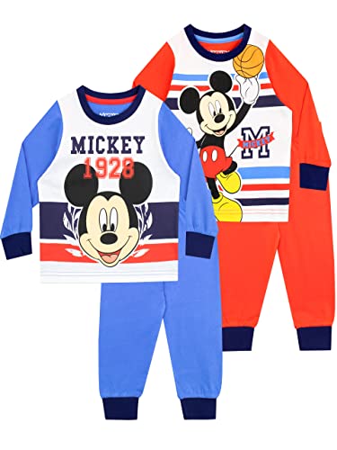 Disney Jungen Schlaganzug 2er Pack Mickey Mouse Mehrfarbig 104 von Disney