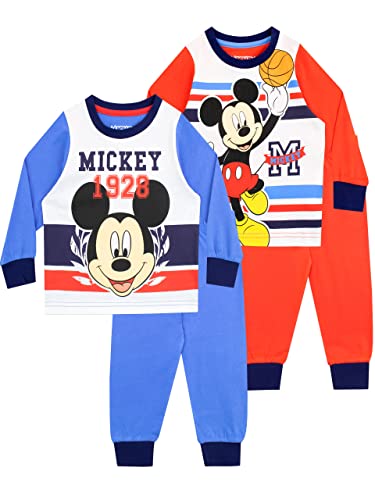 Disney Jungen Schlaganzug 2er Pack Mickey Mouse Mehrfarbig 104 von Disney