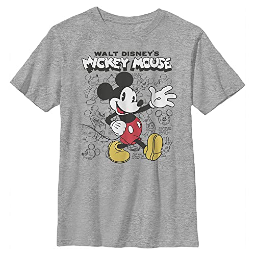 Disney Jungen Sketchbook T-Shirt, XL von Disney