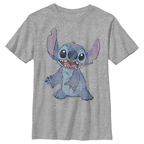 Disney Jungen Sketchy Stitch T-Shirt, L von Disney