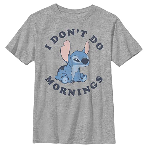 Disney Jungen Stitch Mornings T-Shirt, L von Disney