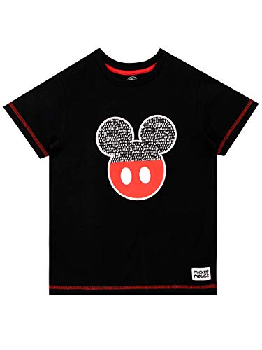 Disney Jungen T-Shirt Mickey Mouse Schwarz 116 von Disney