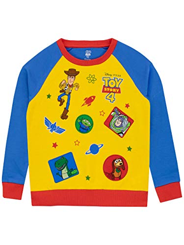 Disney Jungen Toy Story Sweatshirt Mehrfarbig 128 von Disney