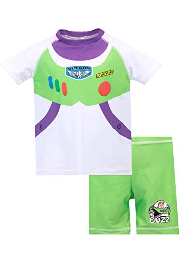 Disney Jungen Toy Story Zweiteiliger Badeanzug Buzz Lightyear Mehrfarbig 122 von Disney