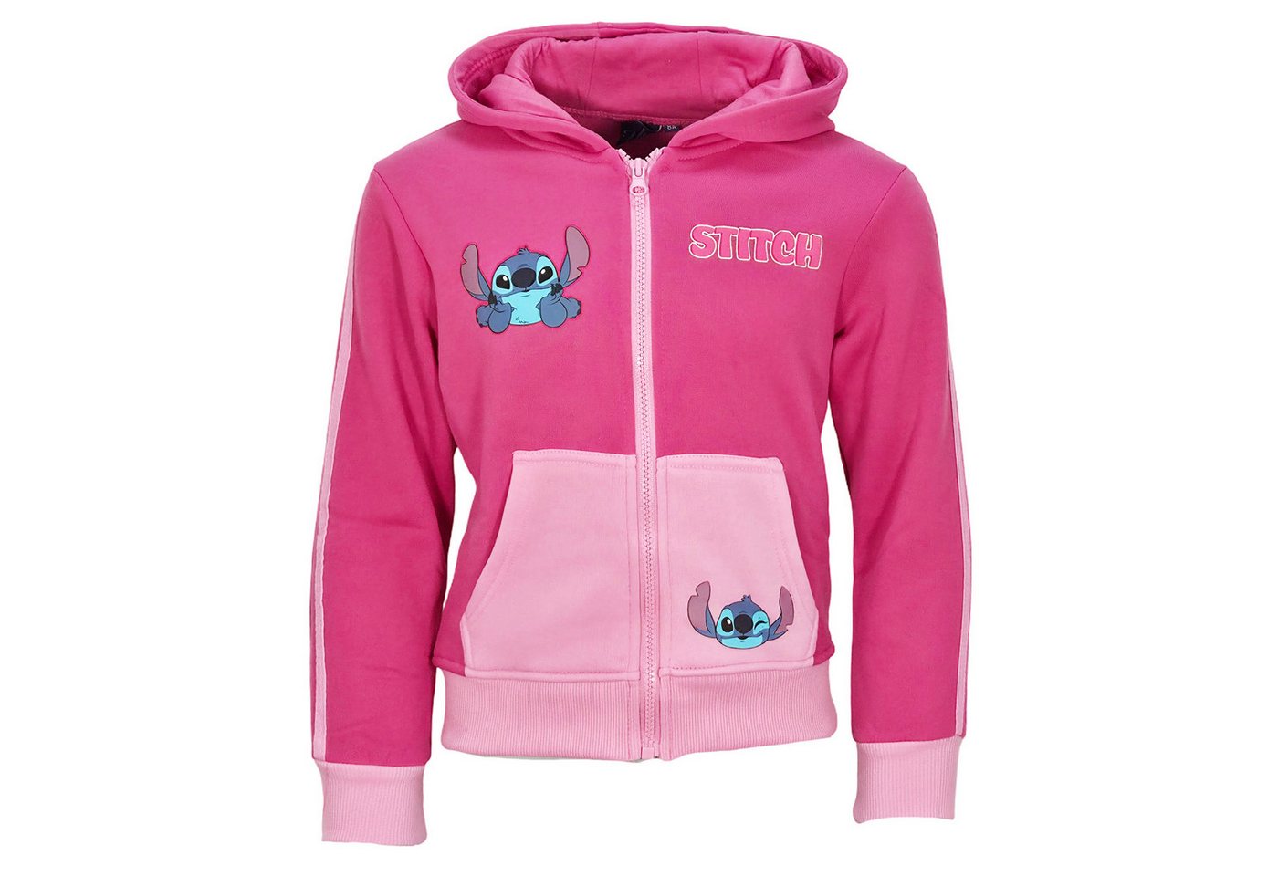 Disney Kapuzenpullover Disney Lilo u Stitch Mädchen Reißverschluss Hoodie Pullover Gr. 92 bis 128 von Disney