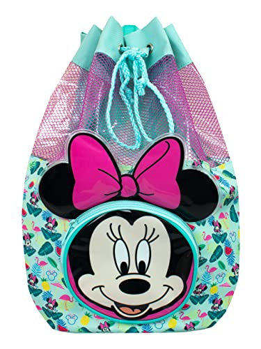 Disney Minnie Mouse Schwimmtasche | Mädchen Minnie Mouse Schwimmtasche | Kinder Turnbeutel für Strand oder Pool von Disney