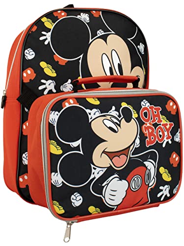 Disney Kinder Rucksack und Lunchtasche Mickey Mouse Mehrfarbig von Disney