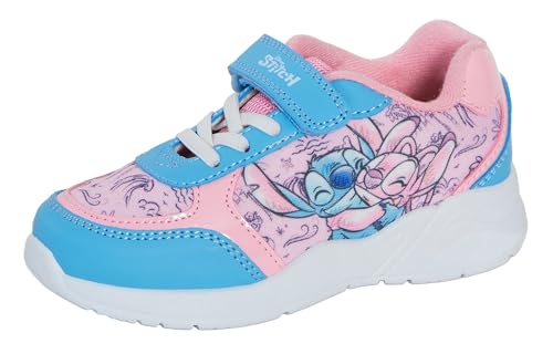 Disney Kinder Stitch Sneaker für Mädchen Angel Casual Pumps Easy Touch Fasten Running Sportschuhe, multi, 32 EU Disney Kinder Stitch Sneaker für Mädchen Angel Casual Pumps Easy Touch Fasten Running Sportschuhe, multi, 32 EU von Disney