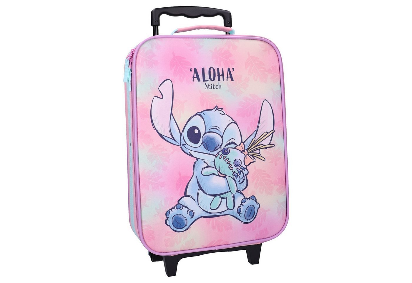 Disney Kinderkoffer Stitch Trolley Kindertrolley Trolly Reise Koffer für Kinder Mädchen von Disney