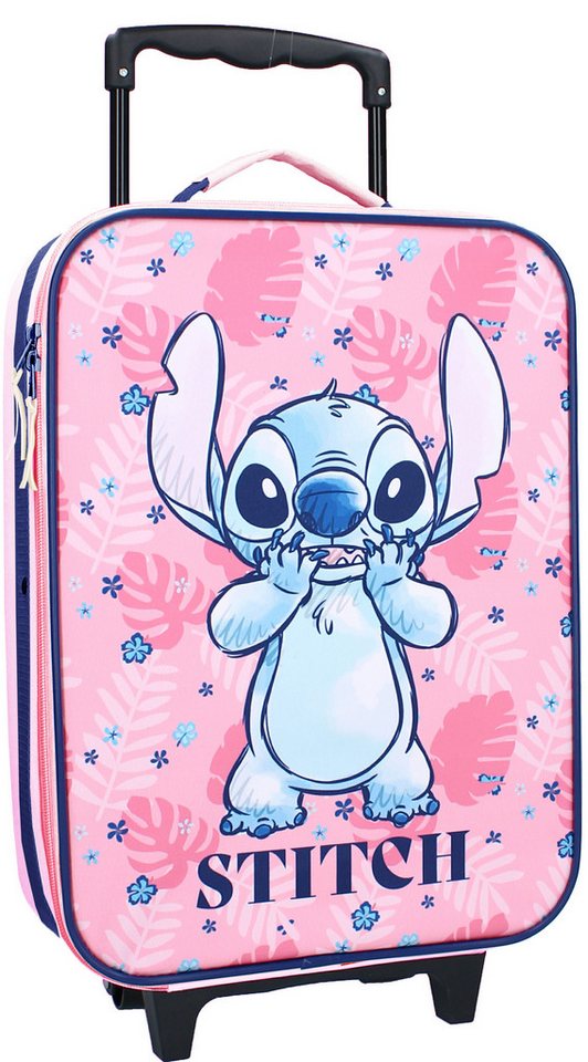 Disney Kinderkoffer Stitch Trolley Koffer Kindertrolley Trolly, 12 Liter von Disney