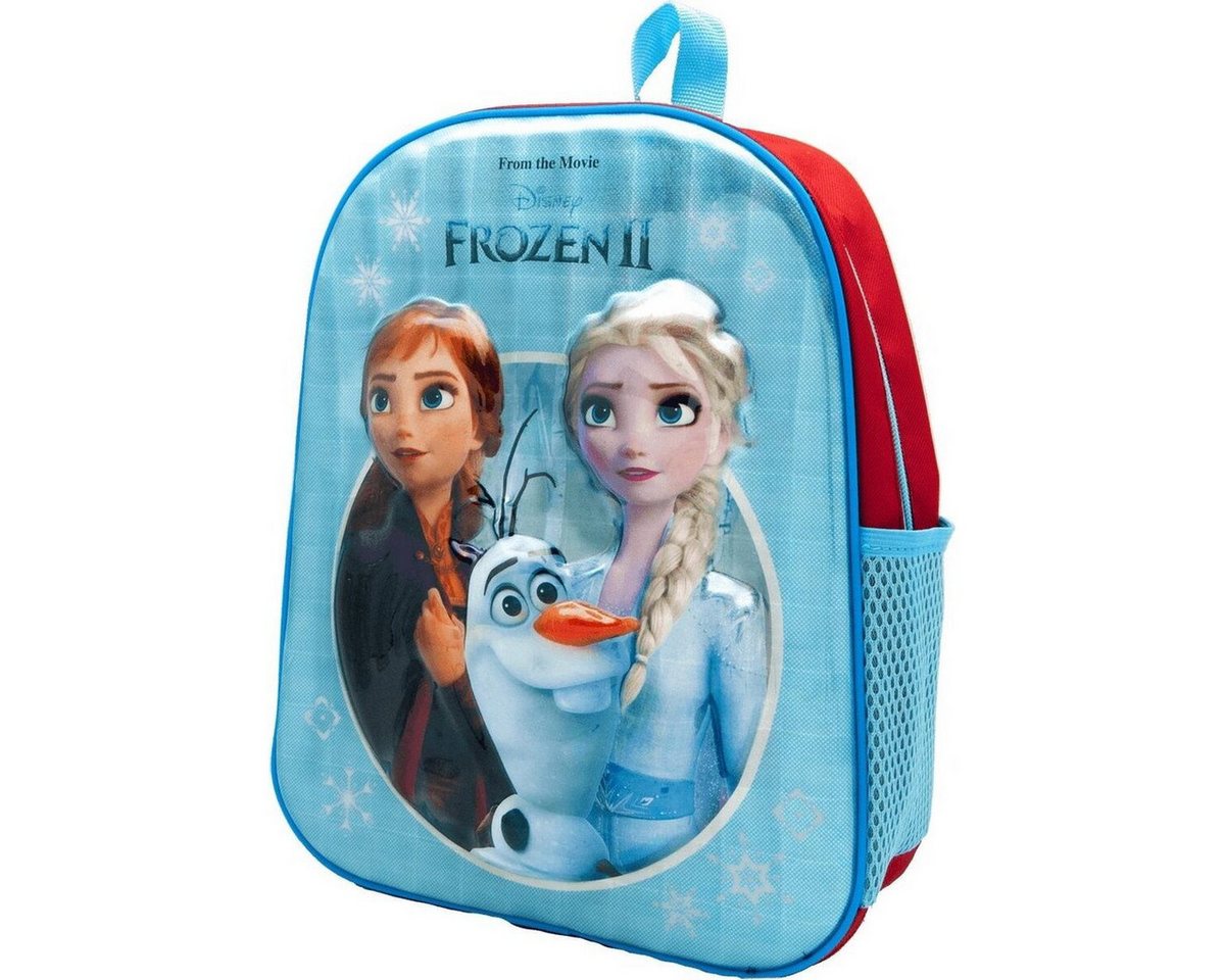 Disney Kinderrucksack Eiskönigin Frozen Rucksack für Kinder, 36 cm Rucksack, Tasche, verstellbare Schultergurte von Disney