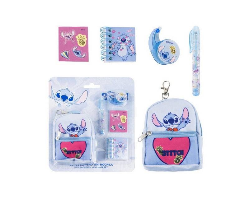 Disney Kulturbeutel Lilo & Stitch Mini-Tasche & Anhänger Ananas Design Set von Disney