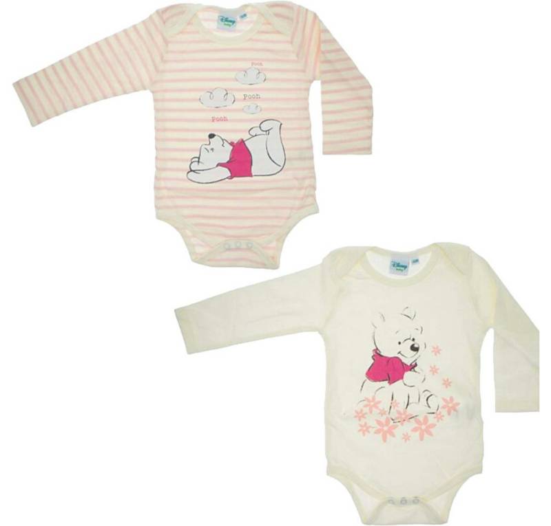 Disney Langarmbody Winnie Pooh Langarm Baby Body Doppelpack (2-tlg) von Disney