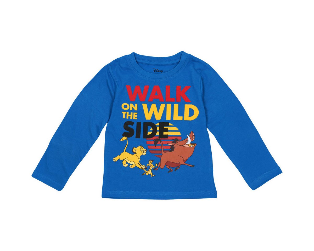 Disney Langarmshirt König der Löwen Unisex Kinder Pullover, Sweatshirt, Pulli, Shirt, Longsleeve von Disney