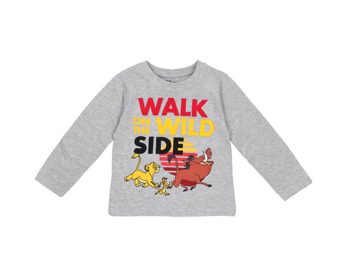 Disney Langarmshirt König der Löwen Unisex Kinder Pullover, Sweatshirt, Pulli, Shirt, Longsleeve von Disney