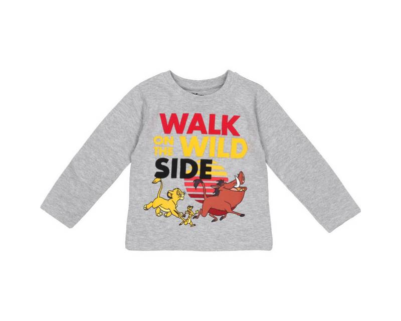 Disney Langarmshirt König der Löwen Unisex Kinder Pullover, Sweatshirt, Pulli, Shirt, Longsleeve von Disney