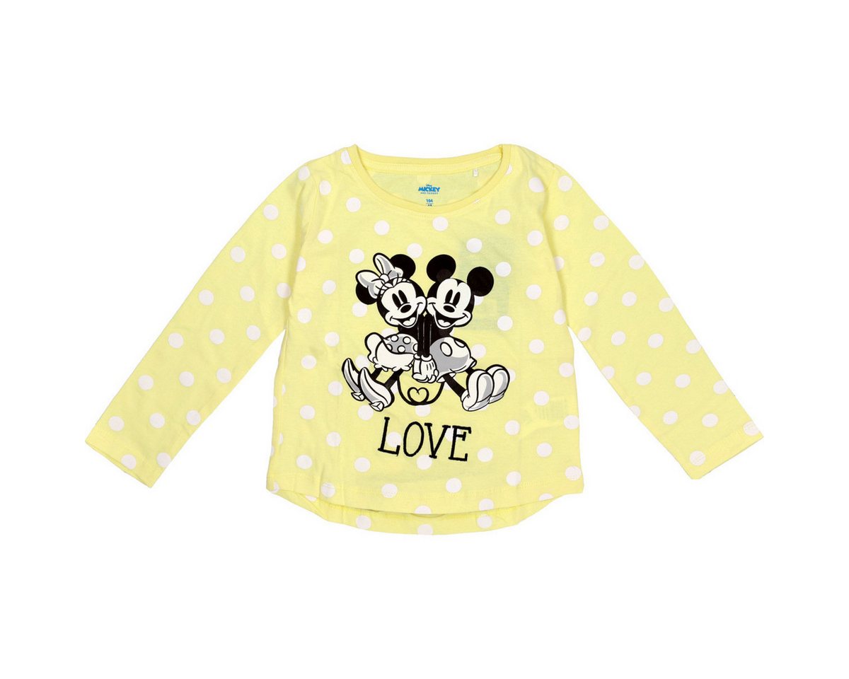 Disney Langarmshirt Mickey & Minnie XT Unisex Kinder Pullover, Sweatshirt, Pulli, Shirt, Longsleeve von Disney