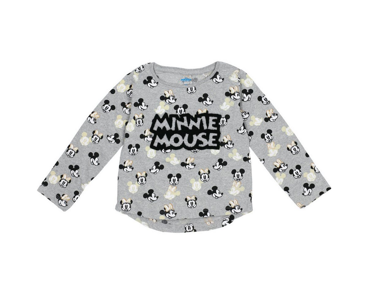 Disney Langarmshirt Mickey & Minnie XT Unisex Kinder Pullover, Sweatshirt, Pulli, Shirt, Longsleeve von Disney