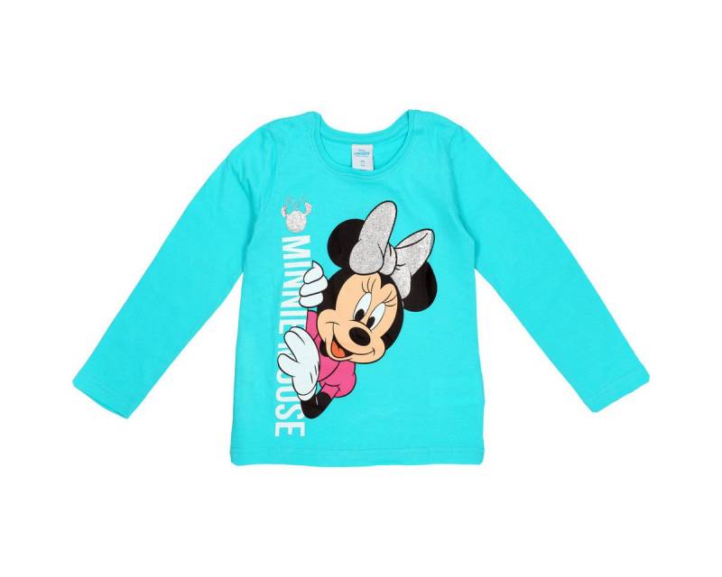 Disney Langarmshirt Minnie Mouse Mädchen Pullover, Sweatshirt, Pulli, Shirt, Longsleeve von Disney