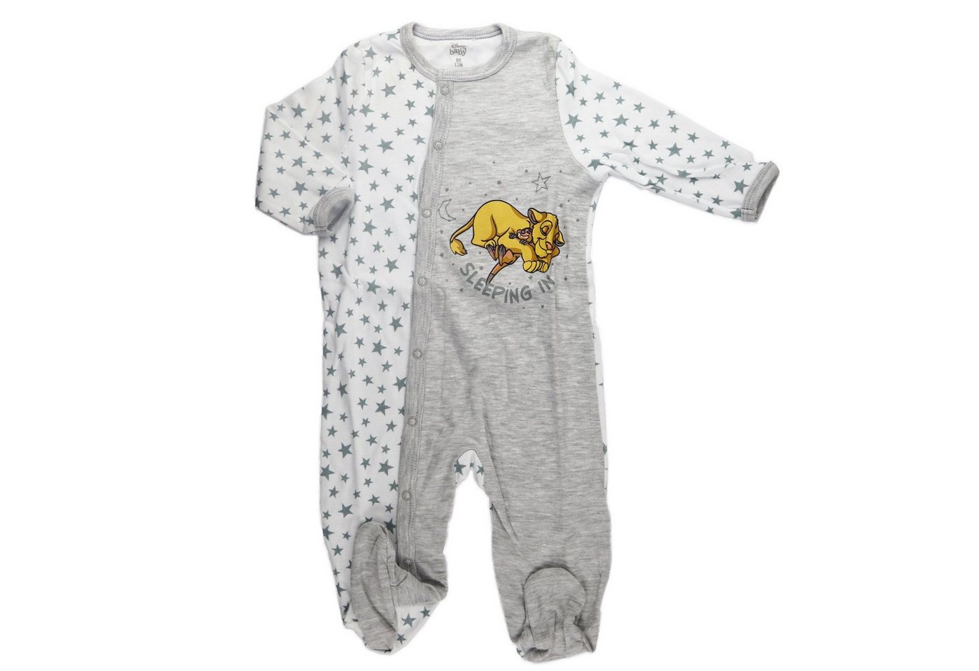 Disney Langarmwickelbody Disney König der Löwen Simba Baby Strampler Einteiler von Disney