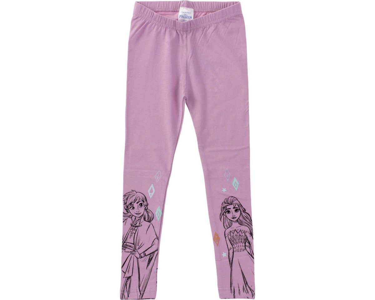 Disney Leggings Frozen Mädchen (1-tlg) Jogginghose, Sportbekleidung, Tights, Sporthose, Sportswear von Disney