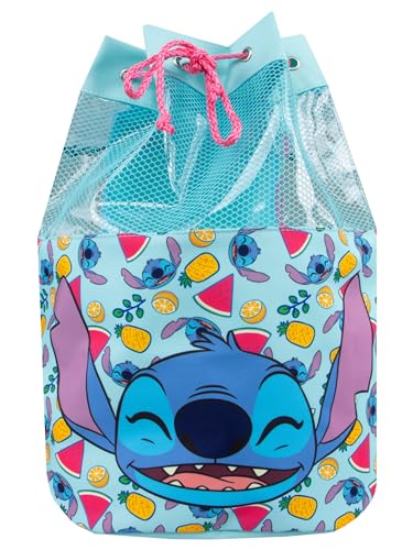 Disney Lilo Und Stitch Badetasche | Schwimmrucksack Kinder | Schwimmtasche Kinder |Blau Einheitsgröße von Disney
