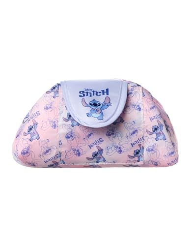 Disney Lilo & Stitch Damen-Make-up-Tasche | Mehrfarbige Damen-Kosmetiktasche mit Allover-Stichcharakter-Print | Reise-Kosmetiketui fur Erwachsene und Jugendliche von Disney