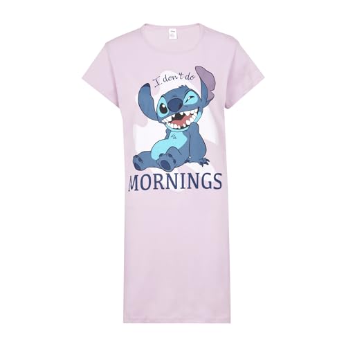 Disney Lilo & Stitch Damen-Nachthemd, offizielles Geschenk für Frauen, Flieder, 8-10 Disney Lilo & Stitch Damen-Nachthemd, offizielles Geschenk für Frauen, Flieder, 8-10 von Disney