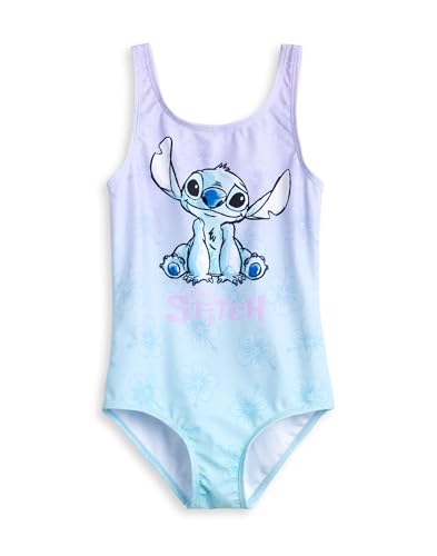 Disney Lilo & Stitch Mädchen-Badeanzug, Blau und Lila, Blumenmuster, einteilig | Ärmellose Badebekleidung mit Stichcharakter | Strandbekleidung zum Überziehen für Kinder – 5–6 Jahre Disney Lilo & Stitch Mädchen-Badeanzug, Blau und Lila, Blumenmuster, einteilig | Ärmellose Badebekleidung mit Stichcharakter | Strandbekleidung zum Überziehen für Kinder – 5–6 Jahre von Disney
