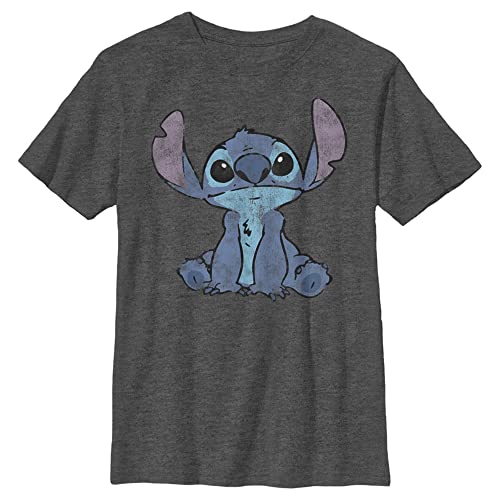 Disney Lilo & Stitch - Simply Stitch YTH Crew neck Dark heather grey 104 von Disney