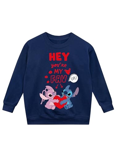 Disney Lilo und Stitch Sweatshirt | Stitch Pullover für Frauen | Stitch Kleidung für Frauen | Lilo und Stitch Merchandise | Blau | L von Disney