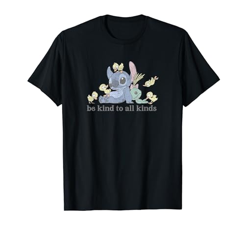 Disney Lilo & Stitch With Ducks Be Kind To All Kinds T-Shirt von Disney