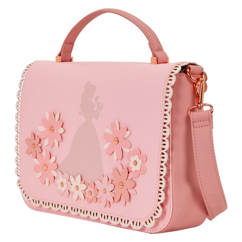 Disney Loungefly - Stained Glass Princesses Handtasche rosa weiß von Disney