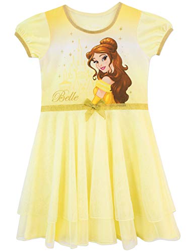 Disney Mädchen Schöne und das Biest Nachthemden Gelb 134 von Disney