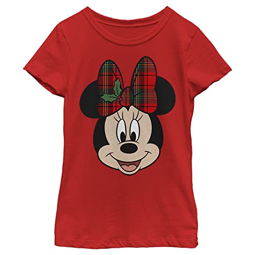 Disney Mädchen Big Minnie Holiday T-Shirt, XL von Disney