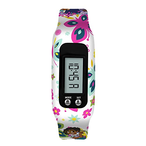 Disney Mädchen Digital Quarz Uhr mit Silikon Armband ENC4027 von Disney