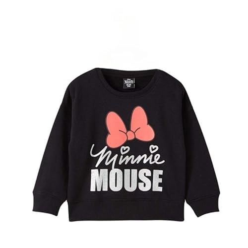 Disney Mädchen Dis MF 52 18 B143 S2-7/8A Pullover, Noir, von Disney