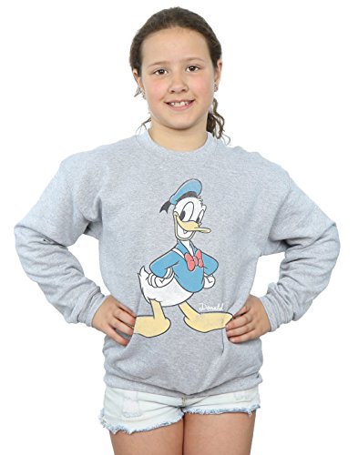 Disney Mädchen Donald Duck Classic Donald Sweatshirt 5-6 Years Sport Grey Disney Mädchen Donald Duck Classic Donald Sweatshirt 5-6 Years Sport Grey von Disney
