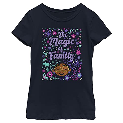 Disney Mädchen Encanto Magisches T-shirt, Navy, XS von Disney