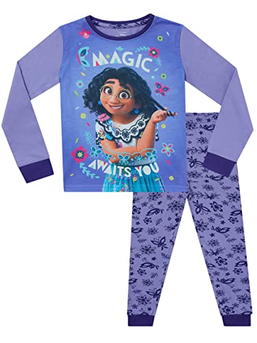 Disney Mädchen Encanto MirableSchlafanzug Lila 110 von Disney