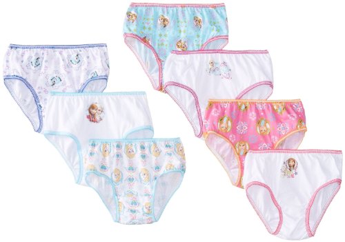Disney Mädchen Frozen Girls Panty Multipacks Unterwäsche, Sortiert, 4 Jahre (7er Pack) von Disney